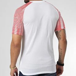 Meilleure vente 👍 Tee 👕 Shirt Dri-Fit Blanc Rouge de Nike 😉 -Tenue De Sport Soldes nike 332871 DH8031 100 20220819T142912 04