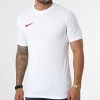 Budget 😍 Tee 👕 Shirt Classic Logo Blanc Rouge de Nike 🎁
