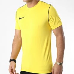 Offres 👍 Tee 👕 Shirt Dri-FIT Jaune de Nike 😀