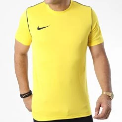 Offres 👍 Tee 👕 Shirt Dri-FIT Jaune de Nike 😀 -Tenue De Sport Soldes nike 337748 BV6883 719 20220921T154029 03
