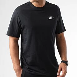 Offres 🎉 Tee 👕 Shirt Classic Logo Noir de Nike ⭐