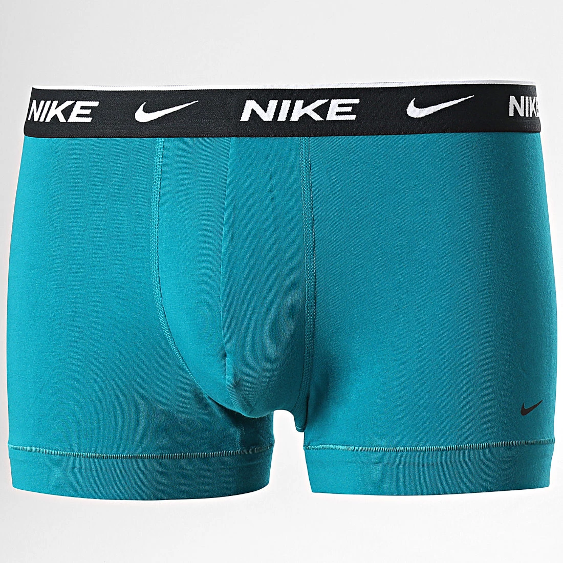 Tout neuf ❤️ Lot De 3 Boxers Every Cotton Stretch KE1008 Noir Turquoise Gris Chiné de Nike 🤩 2 Tout neuf ❤️ Lot De 3 Boxers Every Cotton Stretch KE1008 Noir Turquoise Gris Chiné de Nike 🤩 – Image 2