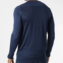 Budget 🧨 Tee 👕 Shirt Manches Longues BV6706 Bleu Marine de Nike 💯 -Tenue De Sport Soldes nike 343669 BV6706 410 20221026T135546 04