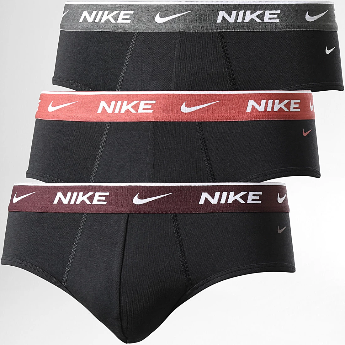 Promo 😉 Lot De 3 Slips KE1006 Noir de Nike 🎁 1 Promo 😉 Lot De 3 Slips KE1006 Noir de Nike 🎁
