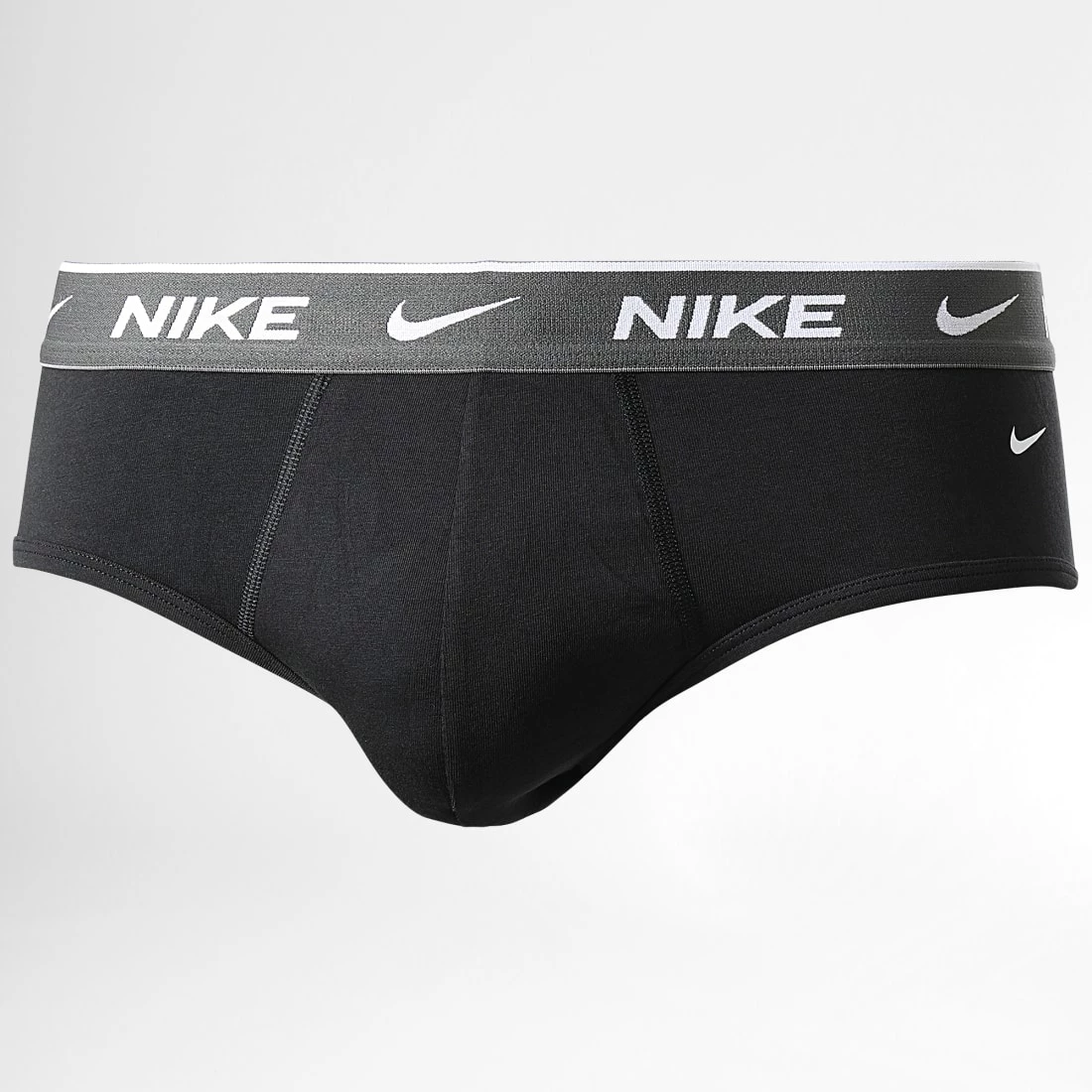 Promo 😉 Lot De 3 Slips KE1006 Noir de Nike 🎁 2 Promo 😉 Lot De 3 Slips KE1006 Noir de Nike 🎁 – Image 2
