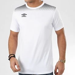 Coupon 😀 Tee 👕 Shirt Print Jersey 647670-60 Blanc de Umbro 😉
