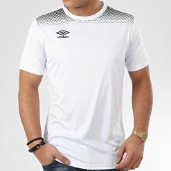 Coupon 😀 Tee 👕 Shirt Print Jersey 647670-60 Blanc de Umbro 😉 -Tenue De Sport Soldes umbro 207345 647670 60 32 20191227T110826 03