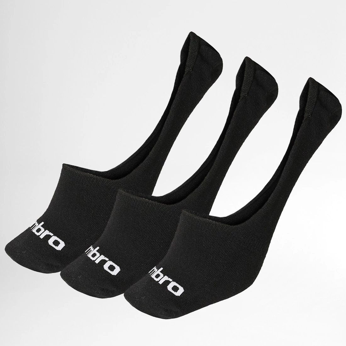 De gros 🥰 Lot De 3 Paires De Chaussettes Invisibles 706750 Noir de Umbro 👍 1 De gros 🥰 Lot De 3 Paires De Chaussettes Invisibles 706750 Noir de Umbro 👍