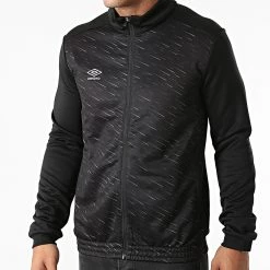 Grosses soldes ⌛ Veste Zippée 873240-60 Noir de Umbro 😉