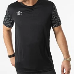 Meilleure affaire 🔥 Tee 👕 Shirt Marl Jersey Noir de Umbro 👏 -Tenue De Sport Soldes umbro 297819 810760 60 81 20220117T124416 03