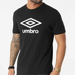 Le moins cher ⌛ Tee 👕 Shirt 729280-60 Noir Argenté de Umbro 🤩