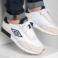 Remise ✨ Baskets Karts Net 849011 Blanc Cassé Marine de Umbro 🛒