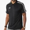 Bon marché 🎉 Polo Manches Courtes A Bandes 647760-60 Noir de Umbro 🎁