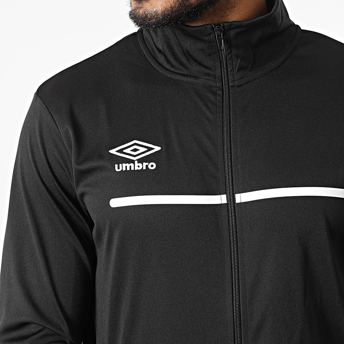 Coupon 🔔 Veste Zippée 667910-60 Noir de Umbro 👍 2 Coupon 🔔 Veste Zippée 667910-60 Noir de Umbro 👍 – Image 2