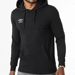 Meilleure vente 🤩 Sweat Capuche 802060-60 Noir de Umbro 🔥