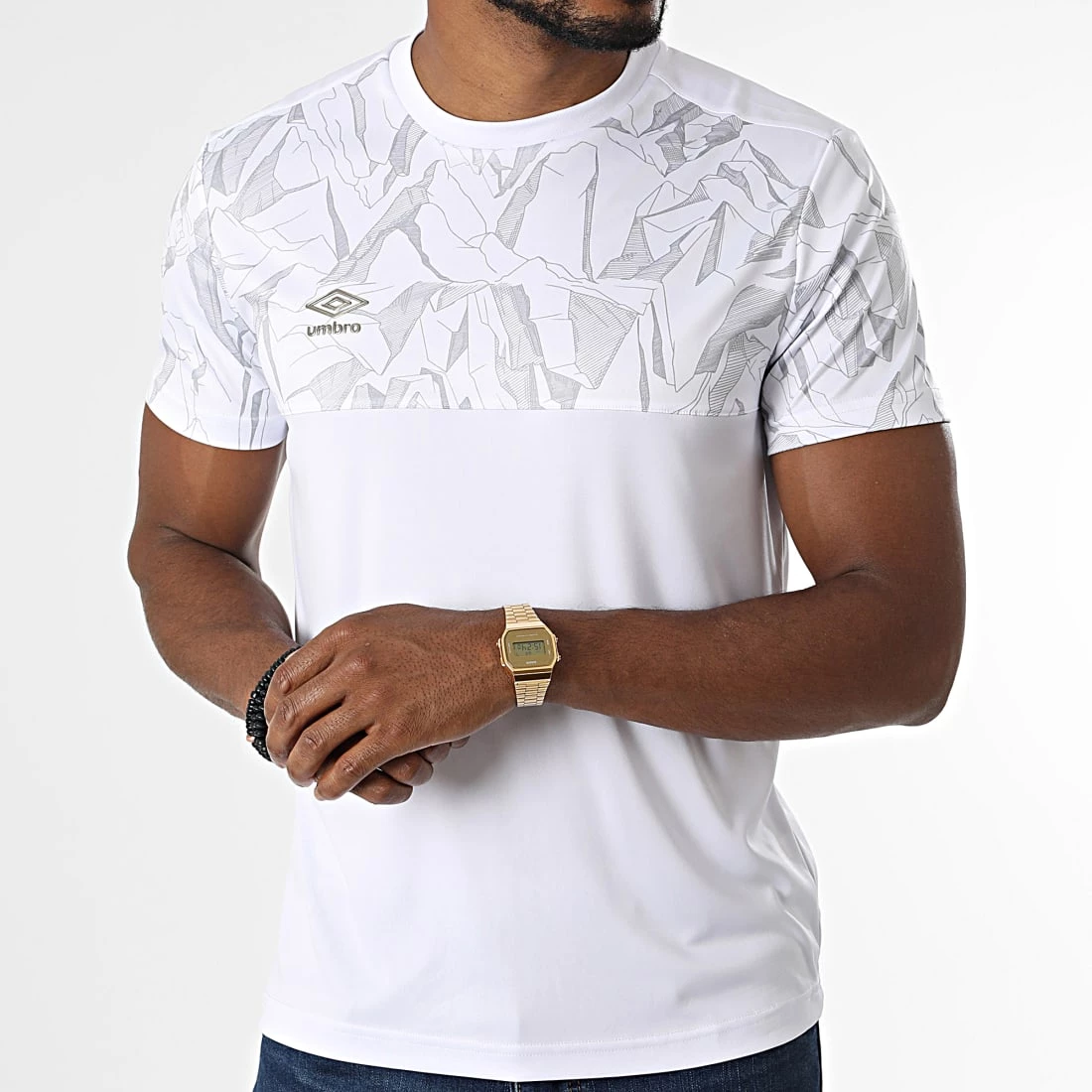 Top 10 🎁 Tee 👕 Shirt 908290-60 Blanc de Umbro ⭐ 3 Top 10 🎁 Tee 👕 Shirt 908290-60 Blanc de Umbro ⭐ – Image 3