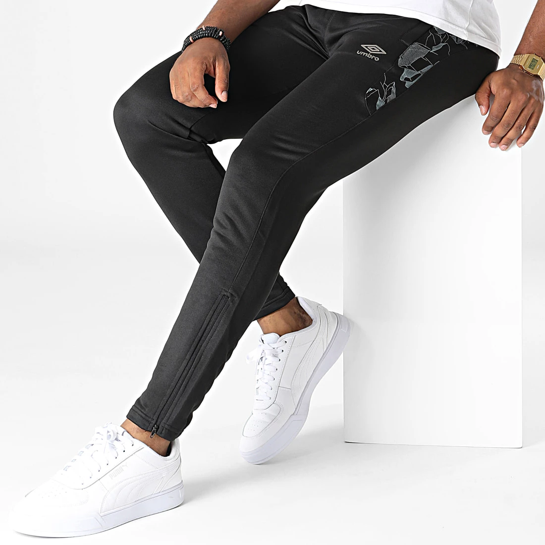 Meilleure affaire 🤩 Pantalon Jogging 908330-60 Noir de Umbro 🤩 3 Meilleure affaire 🤩 Pantalon Jogging 908330-60 Noir de Umbro 🤩 – Image 3