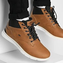 Nouveau 👏 Baskets Nelda Net 903880 Camel de Umbro ✔️