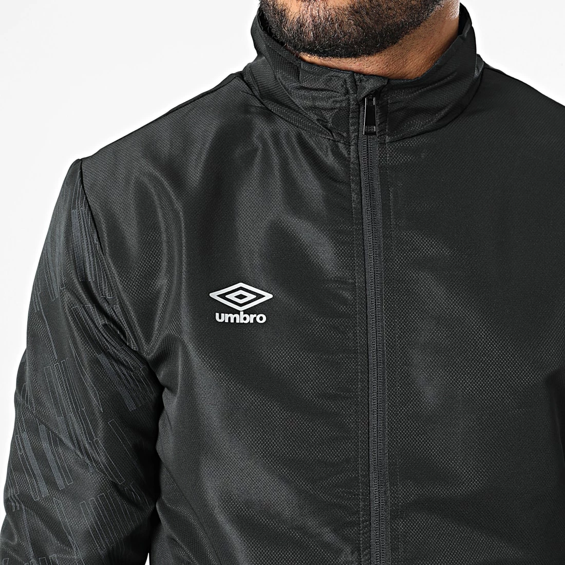 Le moins cher 😍 Ensemble Veste Zippée Et Pantalon Jogging 893391-60 Noir de Umbro 😀 2 Le moins cher 😍 Ensemble Veste Zippée Et Pantalon Jogging 893391-60 Noir de Umbro 😀 – Image 2