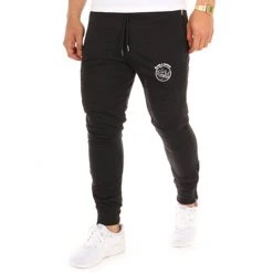 Bon marché 👍 Pantalon Jogging Reversible Dragon Noir Bleu Marine de Y et W ⌛ -Tenue De Sport Soldes y et w 104903 bas dragon black 20180828T151122 03