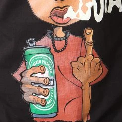 Remise ⌛ Tee 👚 Shirt Guizmo Perso Noir de Y et W 👍 -Tenue De Sport Soldes y et w 13265 guizmo ts perso noi 20180712T081328 0333