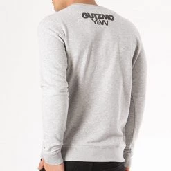 Bon marché 🌟 Sweat Crewneck Guizmo Perso Gris Chiné de Y et W ✨ -Tenue De Sport Soldes y et w 13407 guizmo swcr perso grichi 20180712T081406 055