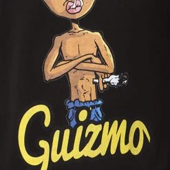 Meilleure affaire 👏 Tee 👕 Shirt Guizmo Script Noir de Y et W 🔥 -Tenue De Sport Soldes y et w 15487 guizmo ts script noi 20180712T082201 033