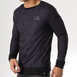 Meilleur prix 🧨 Sweat Crewneck Réversible Velours Indian Noir de Y et W 🎉 -Tenue De Sport Soldes y et w 177651 SWEATS INDIAN BLACK 20190507T150747 05