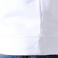 Coupon 👍 Sweat Crewneck Logo Blanc Vert de Y et W ⌛ -Tenue De Sport Soldes y et w 181637 YW SWCR LOGO BLCVER 20190503T091816 04