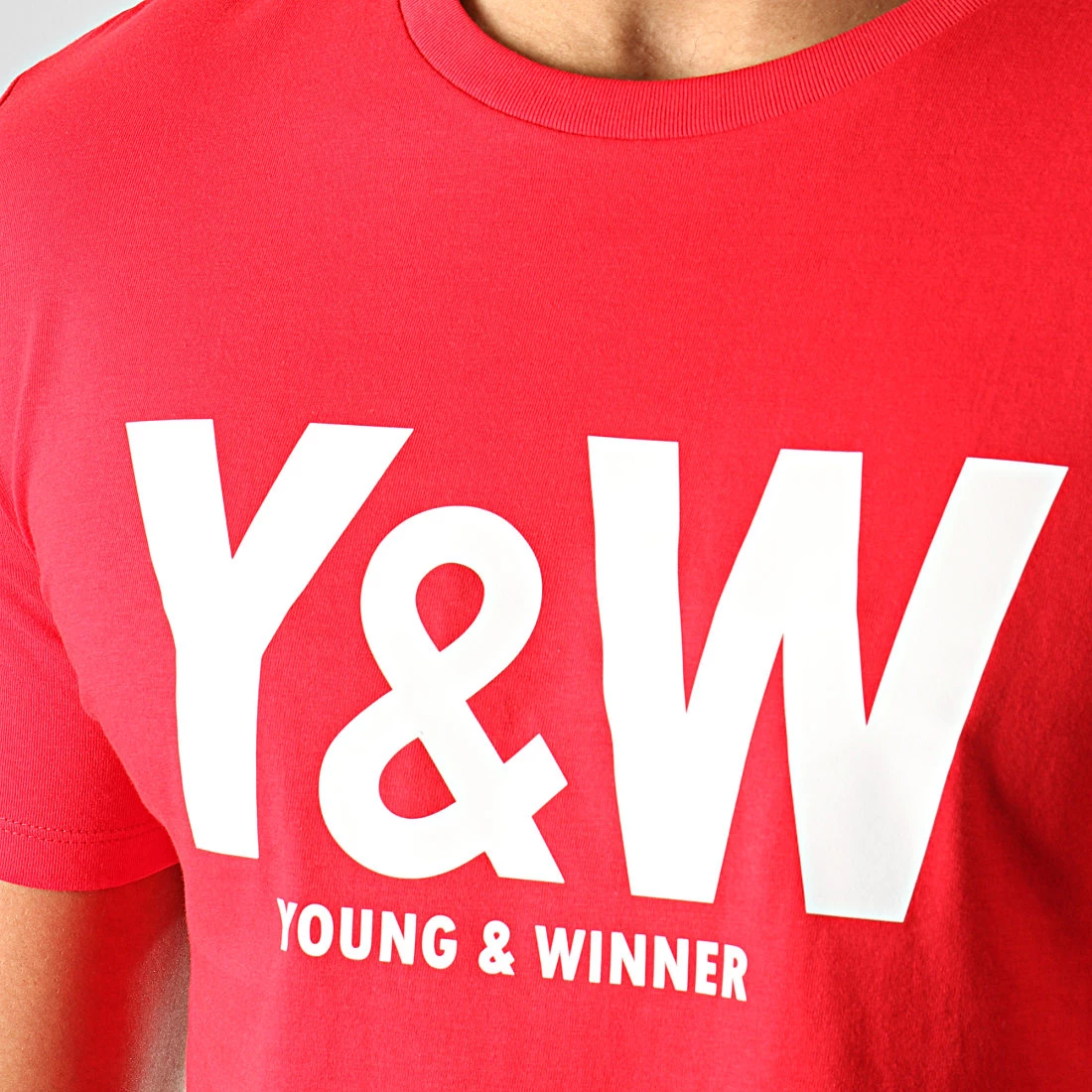 Grosses soldes 🧨 Tee 👚 Shirt Logo Rouge Blanc de Y et W 🔥 3 Grosses soldes 🧨 Tee 👚 Shirt Logo Rouge Blanc de Y et W 🔥 – Image 3