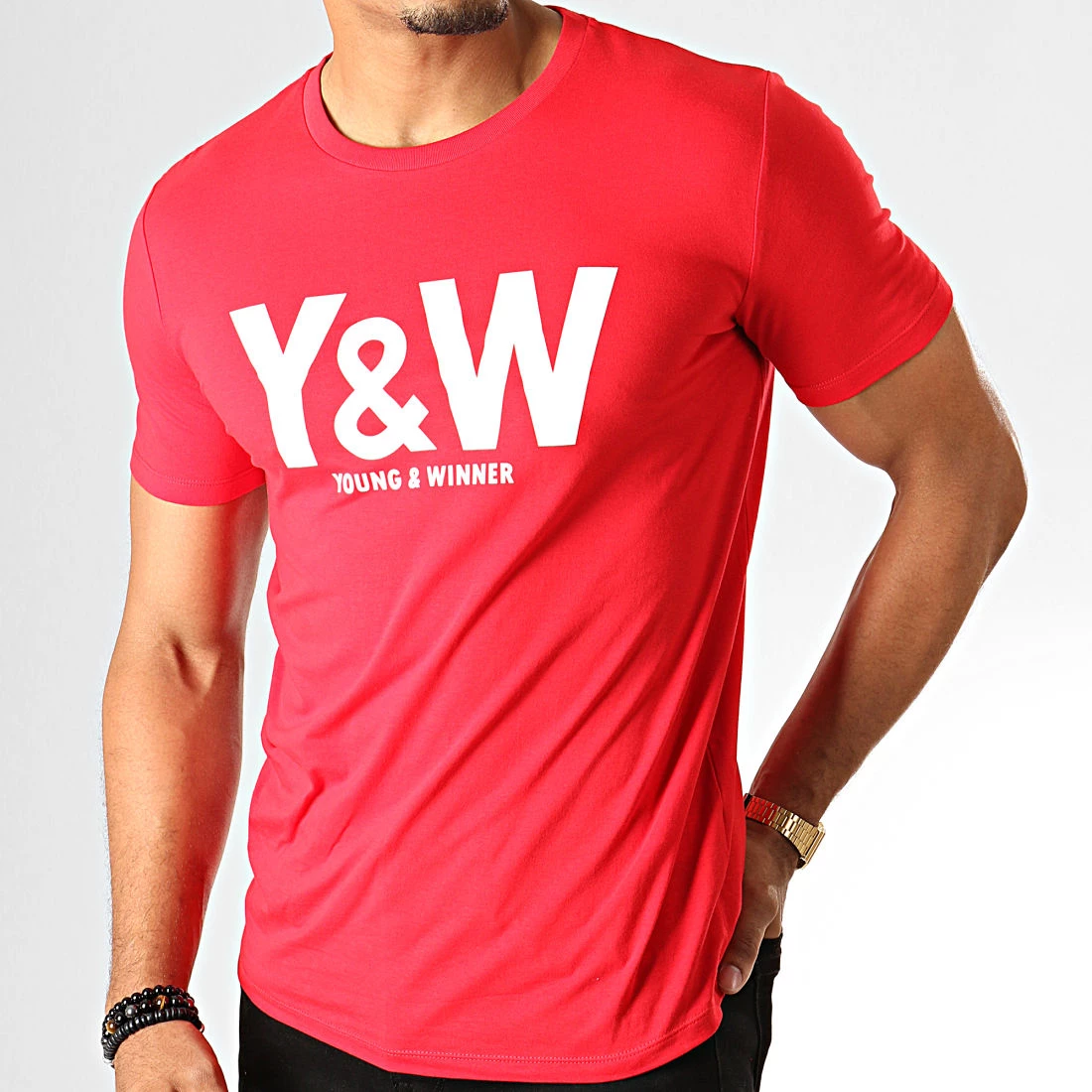 Grosses soldes 🧨 Tee 👚 Shirt Logo Rouge Blanc de Y et W 🔥 4 Grosses soldes 🧨 Tee 👚 Shirt Logo Rouge Blanc de Y et W 🔥 – Image 4