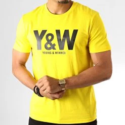 Top 10 🤩 Tee 👚 Shirt Logo Jaune Noir de Y et W 💯 8 Top 10 🤩 Tee 👚 Shirt Logo Jaune Noir de Y et W 💯 -Tenue De Sport Soldes y et w 193673 YW TS LOGO JAU 20190814T100517 04