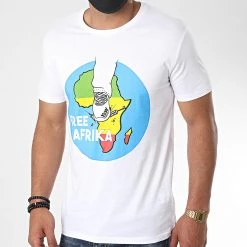 Les meilleures critiques de ✨ Tee 👚 Shirt Free Afrika Blanc de Y et W 🌟