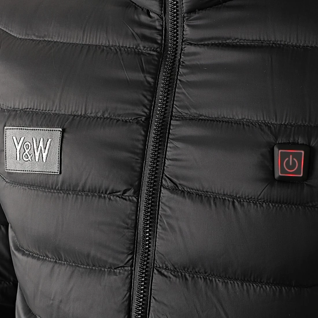 Meilleure vente 🛒 Doudoune Capuche Chauffante Noir de Y et W 👍 2 Meilleure vente 🛒 Doudoune Capuche Chauffante Noir de Y et W 👍 – Image 2