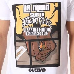 Le moins cher 🔥 Tee 👚 Shirt Guizmo Espérance Blanc de Y et W 🎁 -Tenue De Sport Soldes y et w 23891 guizmo ts esperance blc 20180820T065202 033