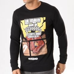 Bon marché 🔔 Sweat Crewneck Esperance Noir de Y et W 😉