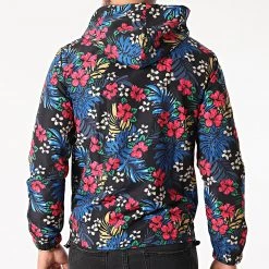 Tout neuf 🔔 Veste Zippée Capuche Réversible Flower Noir Rose Bleu Roi Floral de Y et W 🎁 8 Tout neuf 🔔 Veste Zippée Capuche Réversible Flower Noir Rose Bleu Roi Floral de Y et W 🎁 -Tenue De Sport Soldes y et w 253211 VESTES FLOWER BLACK FLOWER 20210302T163158 04