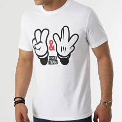 Sortie ⭐ Tee 👕 Shirt Y et W Mick Blanc 🎉