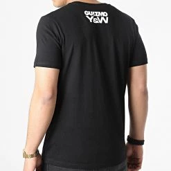 Meilleure vente 🎁 Tee 👚 Shirt Gentil Méchant Noir Orange de Y et W ⭐ -Tenue De Sport Soldes y et w 307963 GUIZMO TS GENTILMECHANT NOIORA 20220308T121255 04