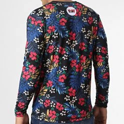 Meilleure vente 💯 Tee 👕 Shirt Manches Longues Réversible Flower Noir de Y et W 🎉 -Tenue De Sport Soldes y et w 345053 TS LONGUES FLOWER FLOWER BLACK 20221102T085536 05