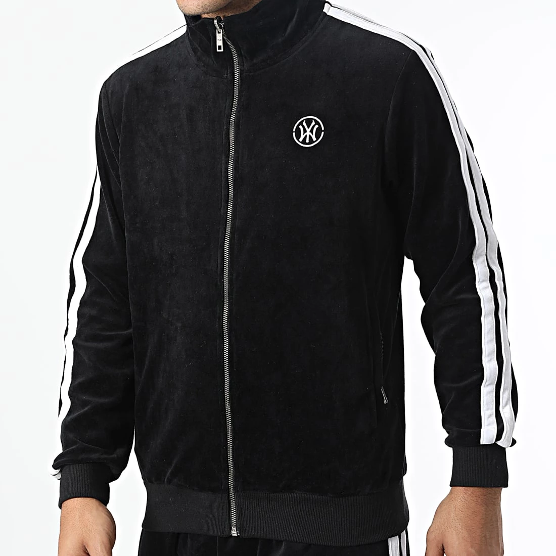 Top 10 😀 Ensemble De Survetement A Bandes League Noir de Y et W 💯 3 Top 10 😀 Ensemble De Survetement A Bandes League Noir de Y et W 💯 – Image 3