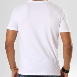 Remise 🔔 Tee 👚 Shirt Logo Blanc Noir de Y et W ✔️ -Tenue De Sport Soldes y et w 39103 YW TS LOGO BLC 20190814T103435 05