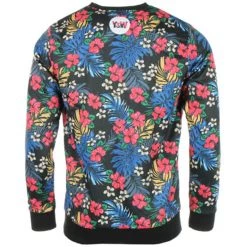 Coupon 🌟 Sweat Crewneck Reversible Y et W Floral Reverse Black ⌛ -Tenue De Sport Soldes y et w 41813 yw swcr flower reverse 20180820T082656 04
